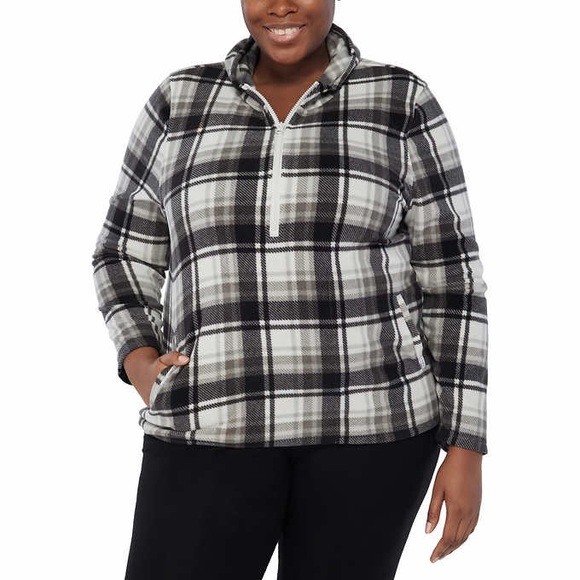 O'Neill Womens' Half Zip Polar Fleece Hoodie - Picture 3 of 4